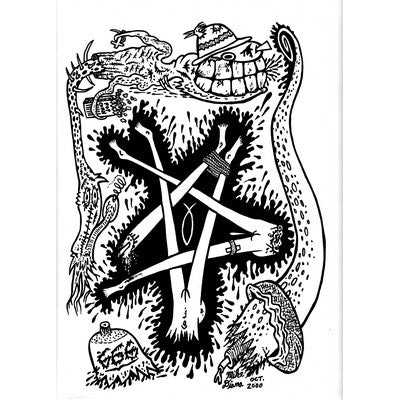 Mike Diana - Pentagram Legs