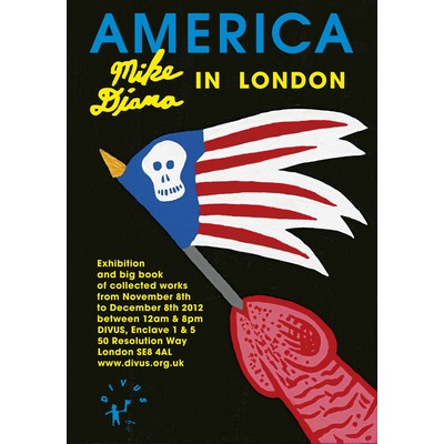 Mike Diana AMERICA - limited edition mega poster