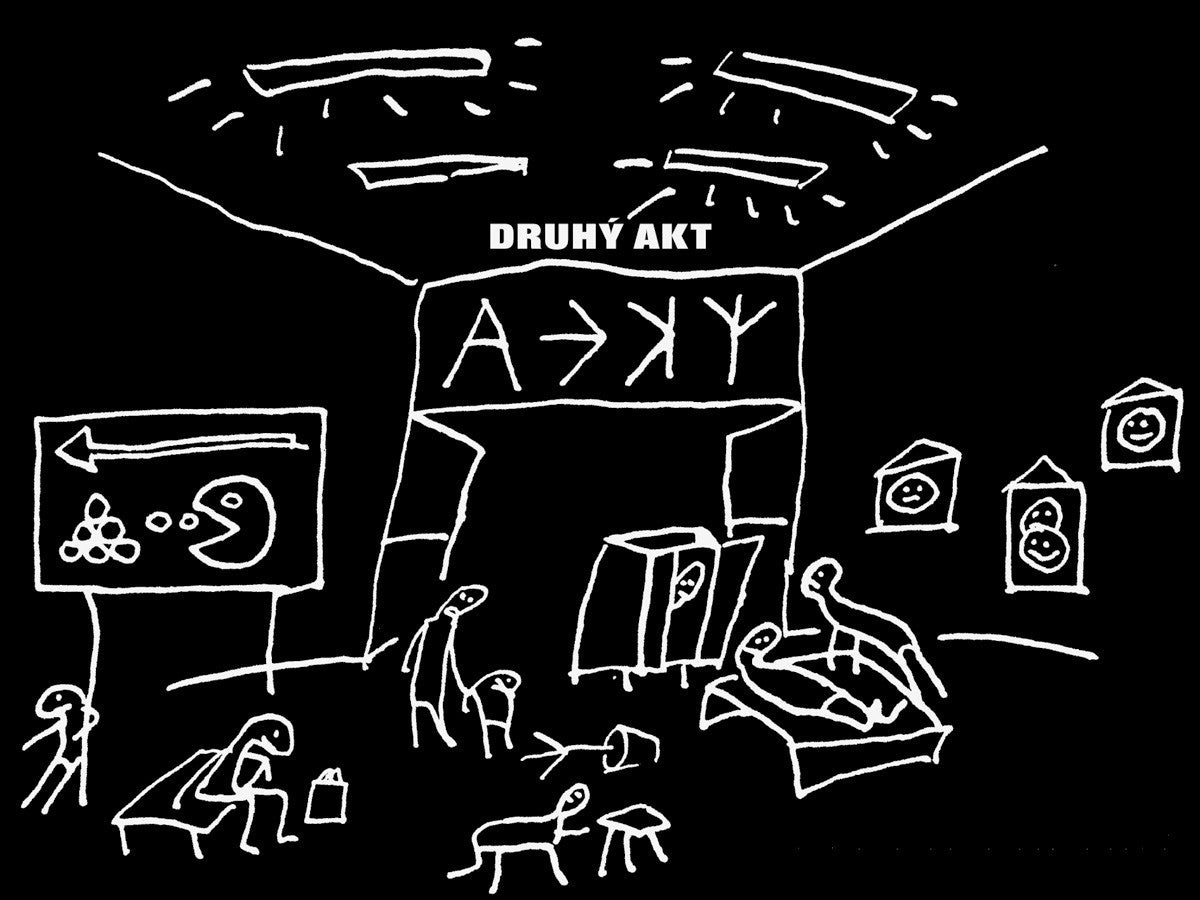 S.d.Ch.: UBIKAČNÍ TEORIE, dvojaktovka postrevolučního času