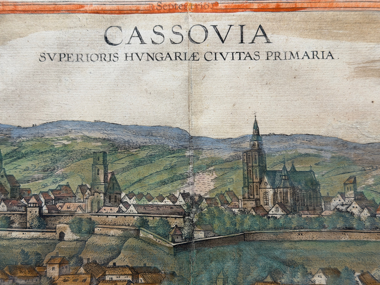 Cassovia: Superioris Hungariae Civitas Primaria / Košice: hlavní město Horního Uherska)