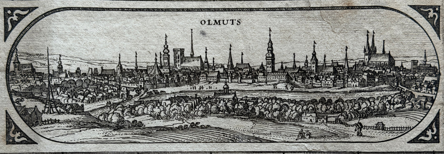 Comenius’ Map of Moravia (Visscher’s edition, 1664)