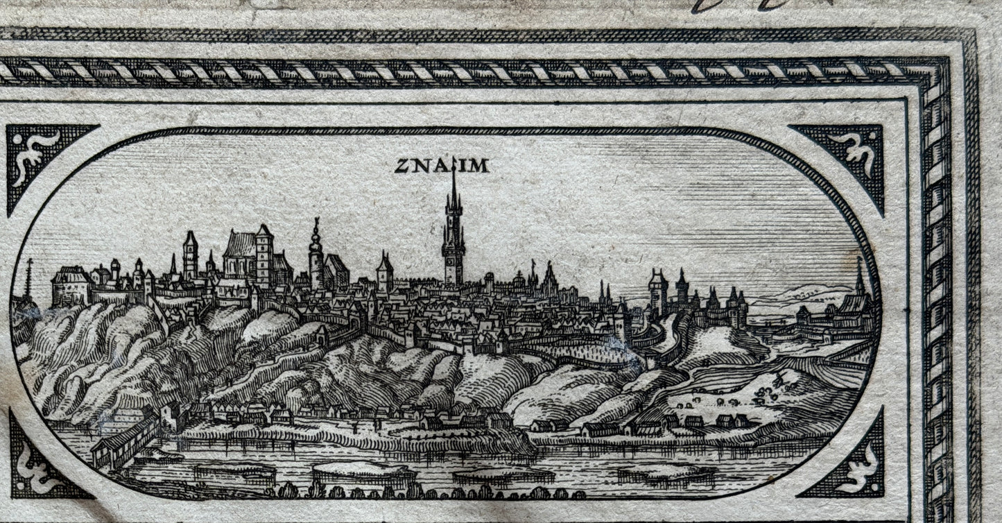 Comenius’ Map of Moravia (Visscher’s edition, 1664)