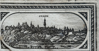 Comenius’ Map of Moravia (Visscher’s edition, 1664)