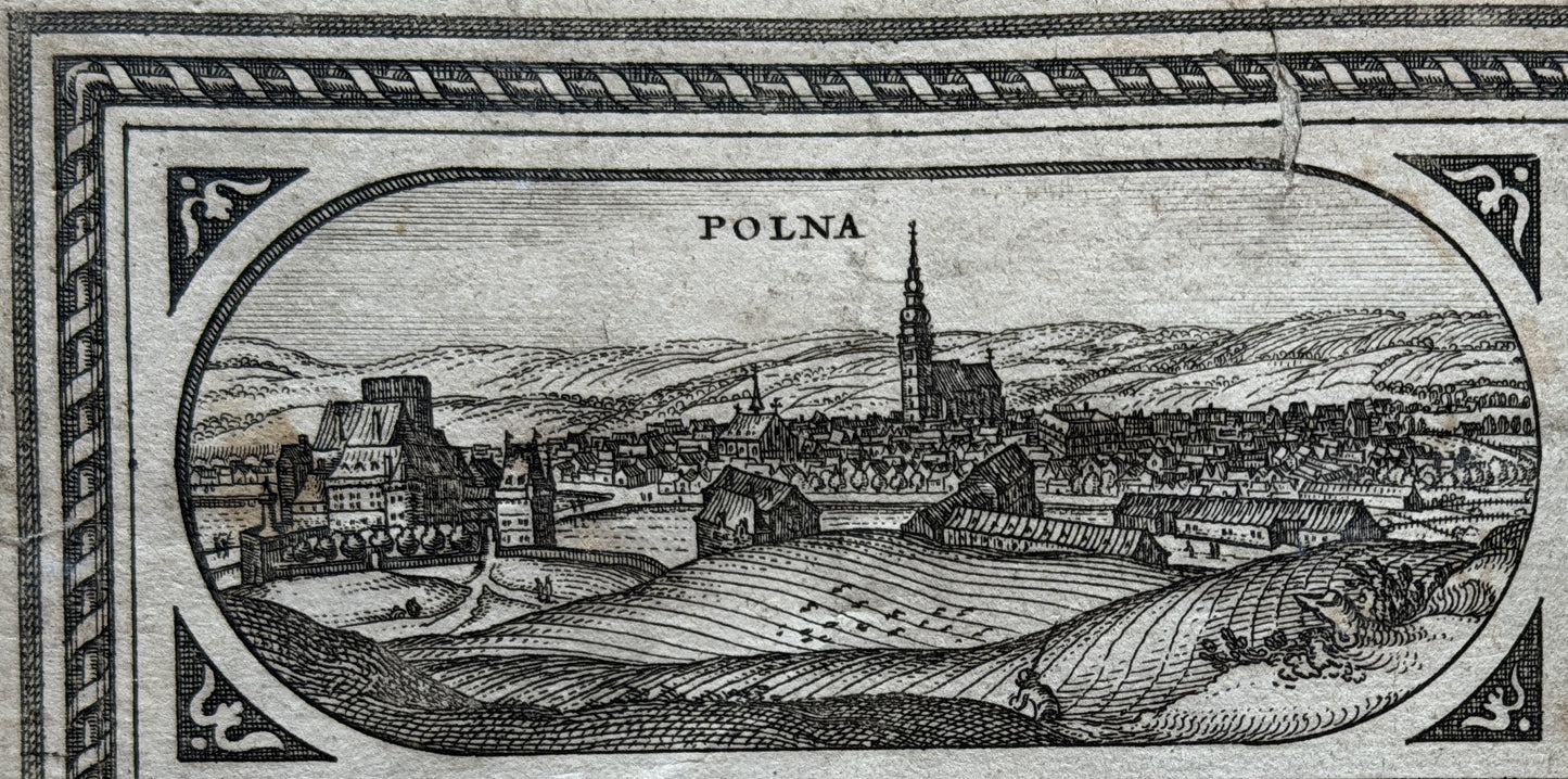 Comenius’ Map of Moravia (Visscher’s edition, 1664)