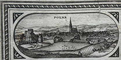 Comenius’ Map of Moravia (Visscher’s edition, 1664)