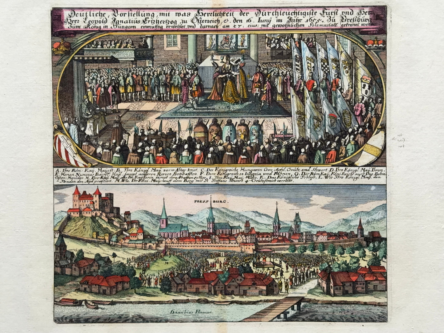 Coronation of Leopold I in Bratislava