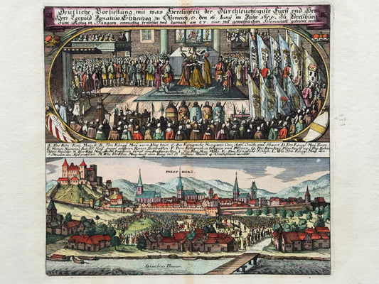Coronation of Leopold I in Bratislava