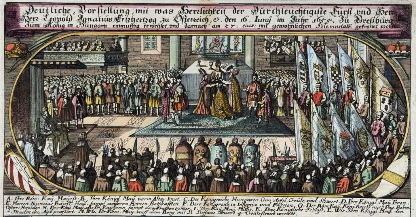 Coronation of Leopold I in Bratislava