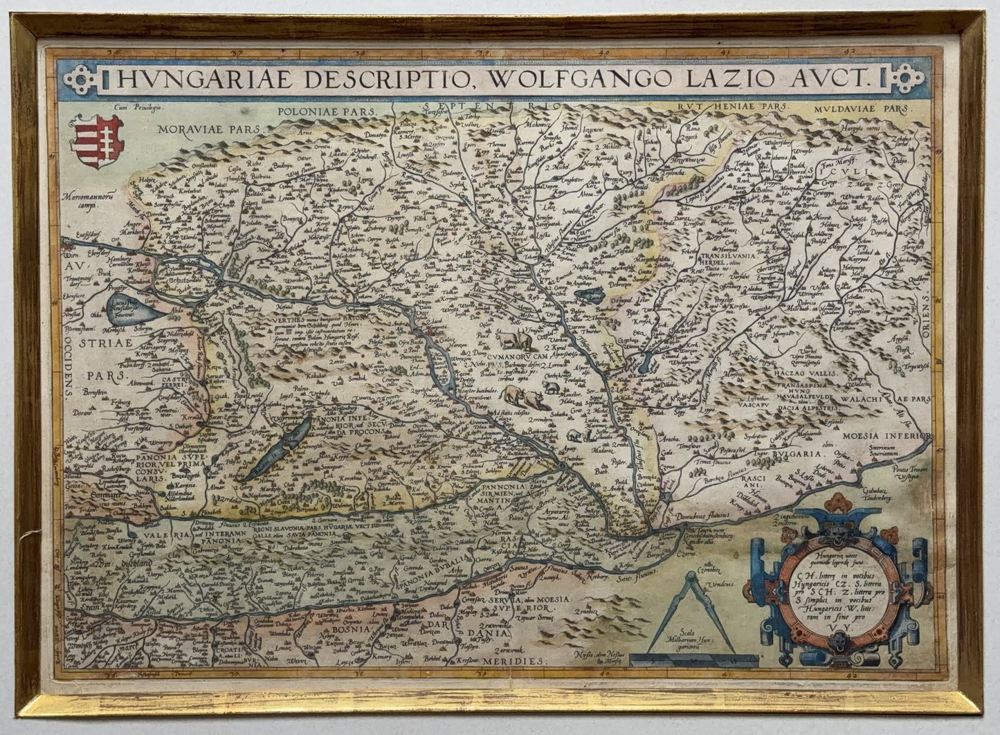 Ortelius: HUNGARIAE DESCRIPTIO