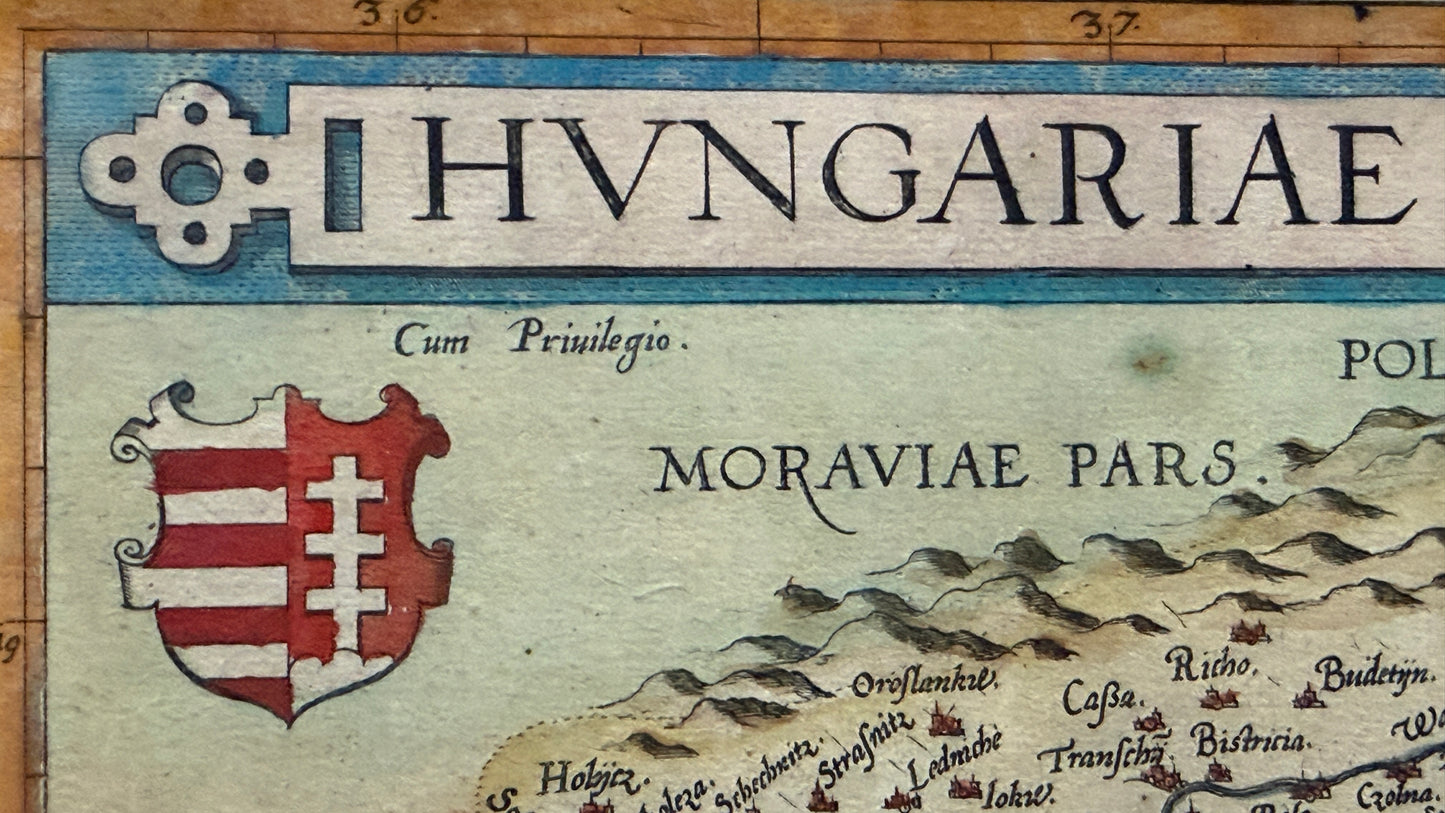 Ortelius: HUNGARIAE DESCRIPTIO