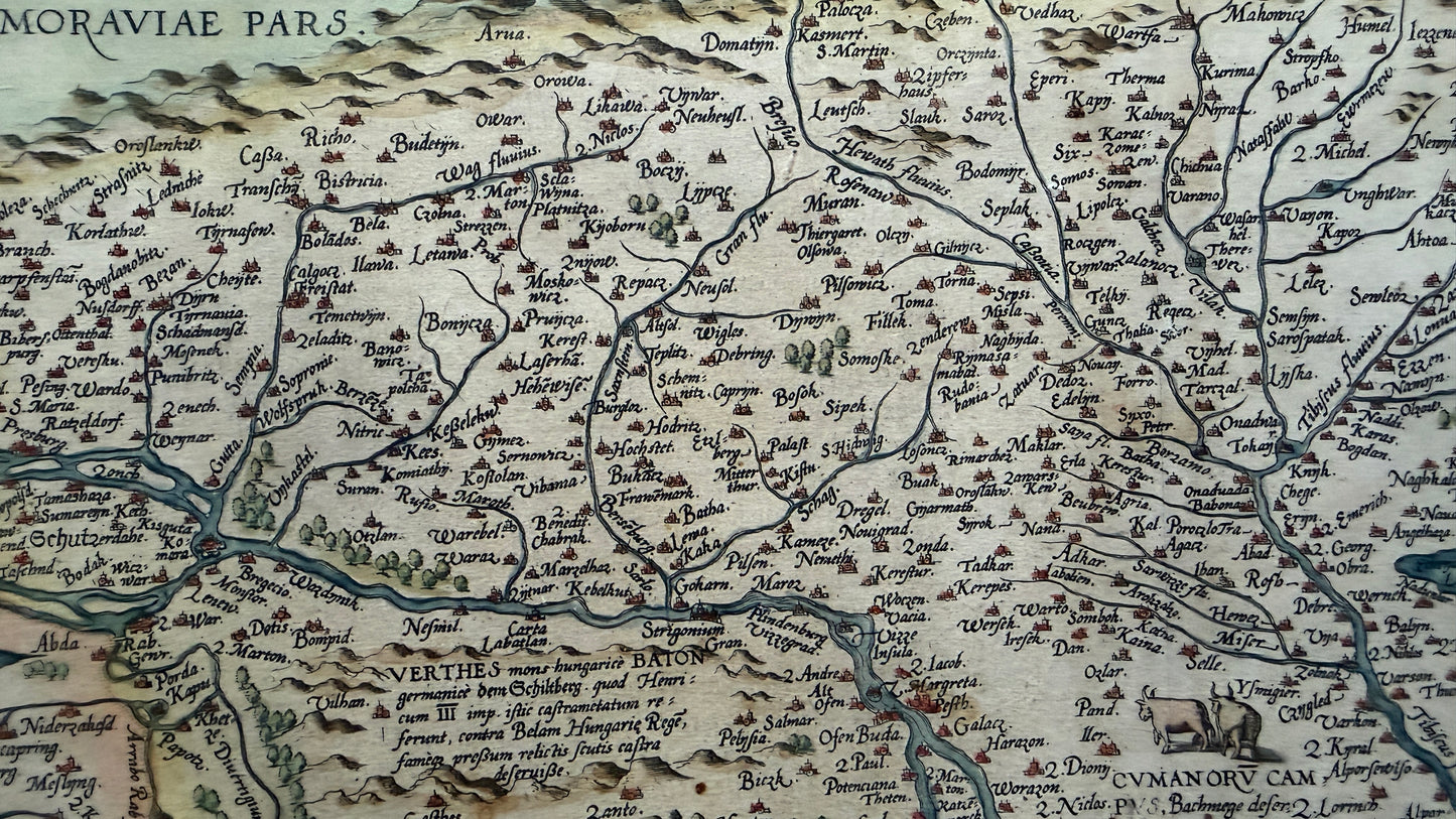 Ortelius: HUNGARIAE DESCRIPTIO