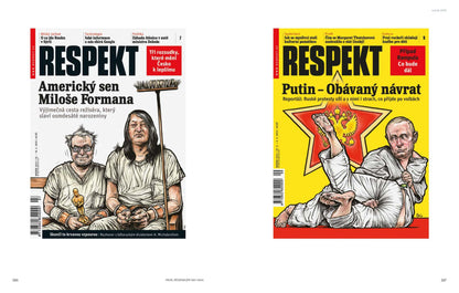 Pavel Reisenauer: Tvorba pro Respekt, obrazy, kresby, ilustrace, fotografie
