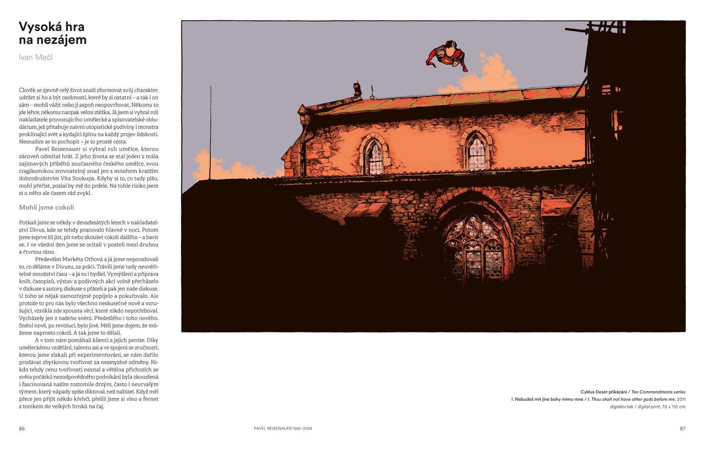 Pavel Reisenauer: Tvorba pro Respekt, obrazy, kresby, ilustrace, fotografie