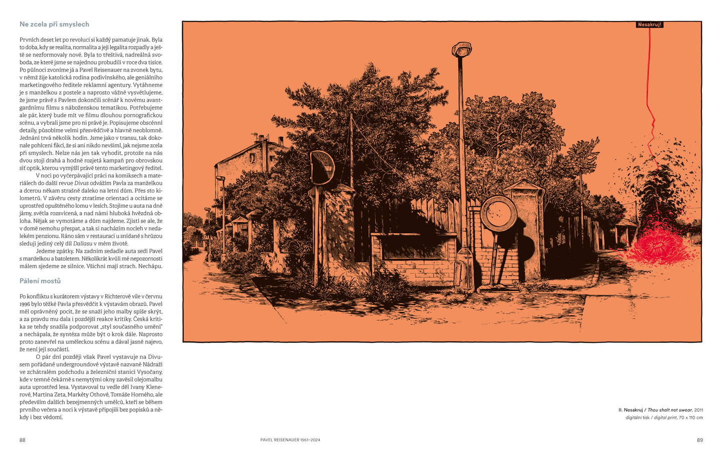 Pavel Reisenauer: Tvorba pro Respekt, obrazy, kresby, ilustrace, fotografie