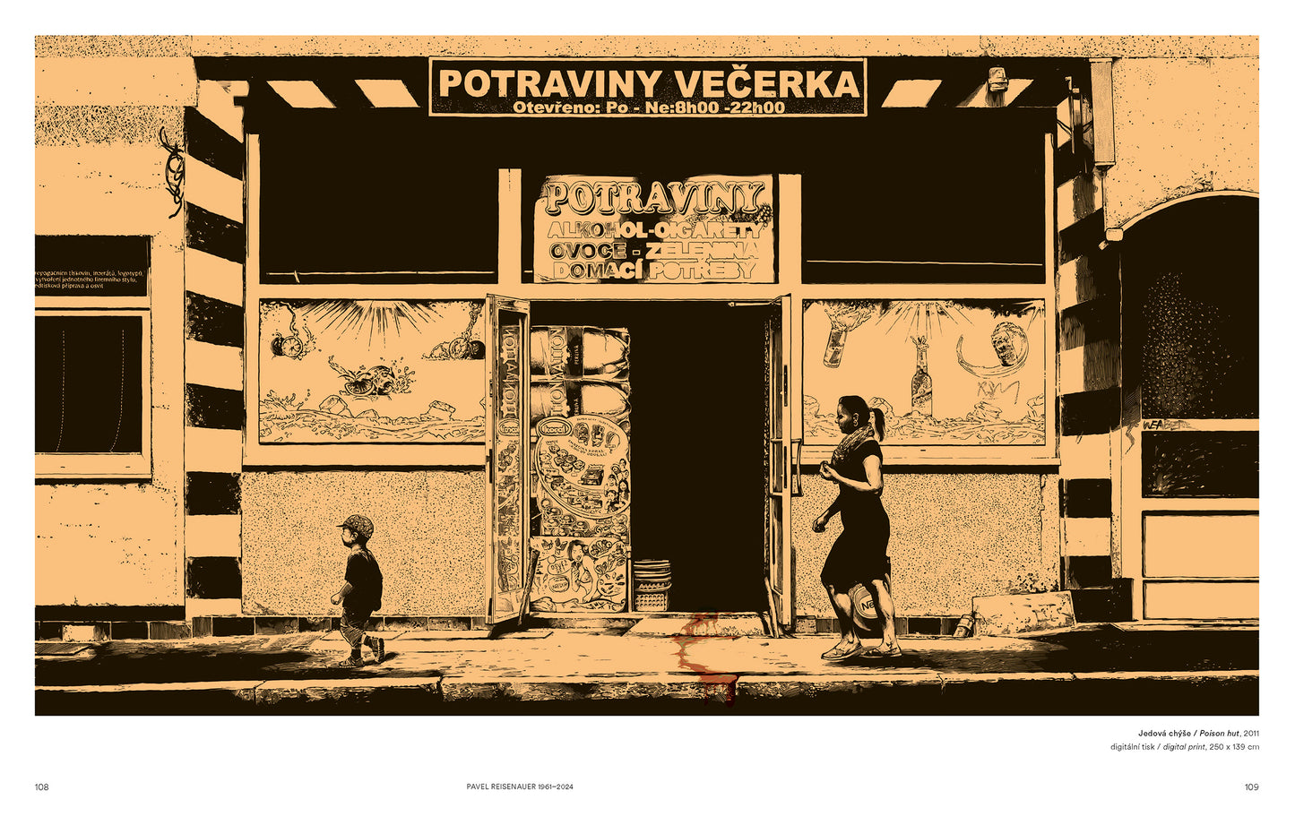 Pavel Reisenauer: Tvorba pro Respekt, obrazy, kresby, ilustrace, fotografie