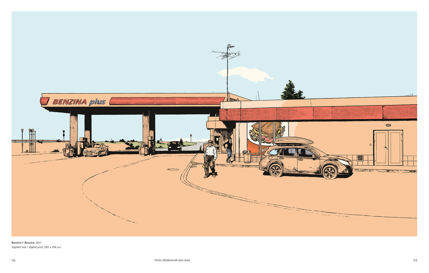 Pavel Reisenauer: Tvorba pro Respekt, obrazy, kresby, ilustrace, fotografie