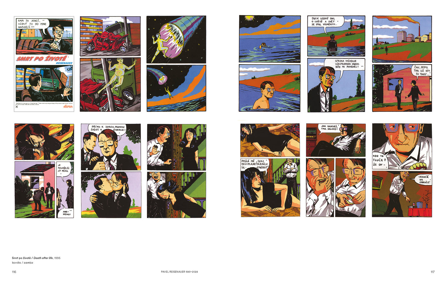 Pavel Reisenauer: Tvorba pro Respekt, obrazy, kresby, ilustrace, fotografie