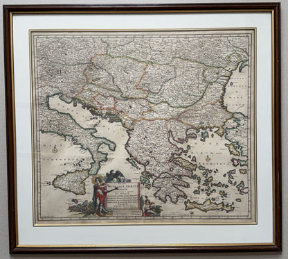 Iustinus Danckerts: Map of Central and Southern Europe