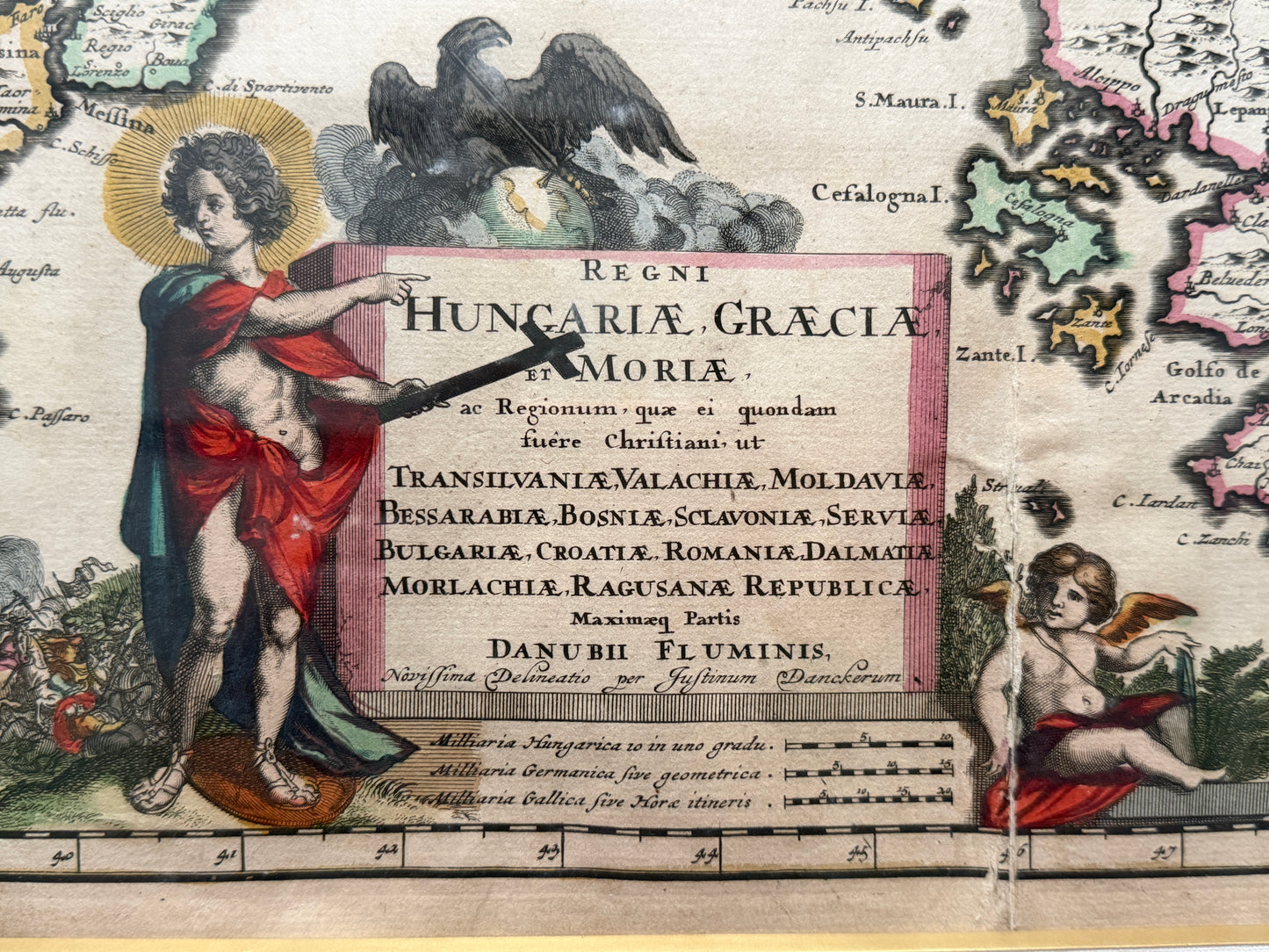 Iustinus Danckerts: Map of Central and Southern Europe