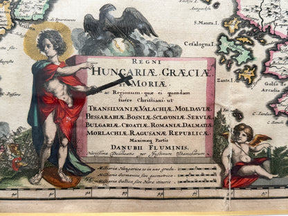 Iustinus Danckerts: Map of Central and Southern Europe