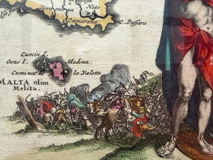 Iustinus Danckerts: Map of Central and Southern Europe