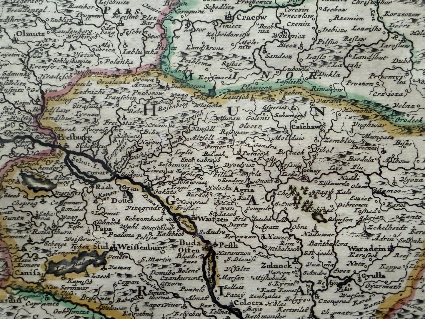 Iustinus Danckerts: Map of Central and Southern Europe